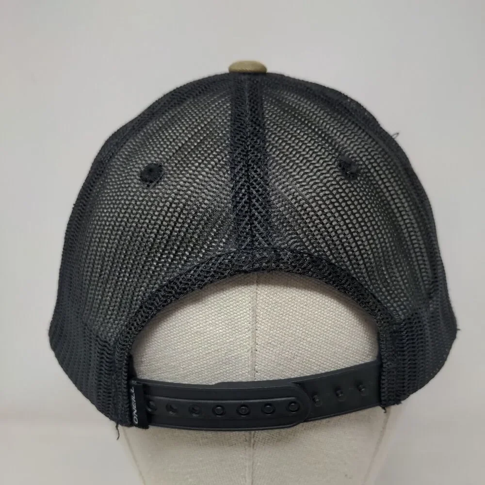 O'Neill Snapback Trucker Hat Green One Size Adjustable Mesh Back 6 Panel - Picture 5 of 7